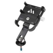 Aluminiumlegierungs-Bike-Gabelhalterung Handyhalterung 55-100mm Verstellbar für Radfahren
