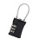 Cadenas à combinaison réinitialisable à 3 chiffres TSA-Noir 15