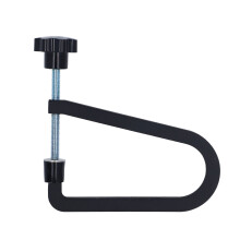 R259 Morsetto per ponte della chitarra in acciaio pressofuso nero a forma di U