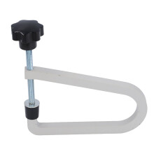 R257 Acier gris moulé en forme de U, serre-chevalet de guitare