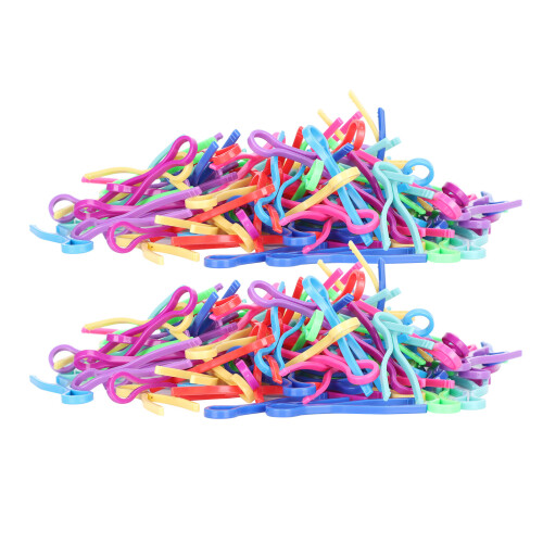 120Pcs Bobbin Thread Clamp Plastic Clip Buddies 1