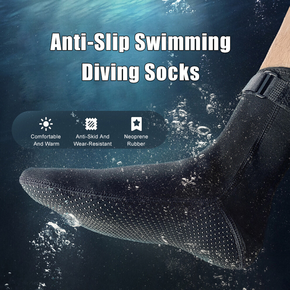 3MM Neoprene Water Socks for Swimming, Beach & Water SportsâSize XS-XL