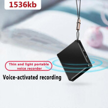 (16GB) Small Voice Record Activated Mini Digital Recorder Intelligent HD Noise Reduction Encryption Sound Dictaphone 8/16G MP3 Player