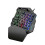 One Handed Gaming Keyboard Mechanical Keyboard Rgb Backlit for Pc Gaming 2