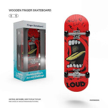 (1) Fingerboarding DIY Finger Scooter Alloy Bearing Wheel Kids Toy Maple Pedals