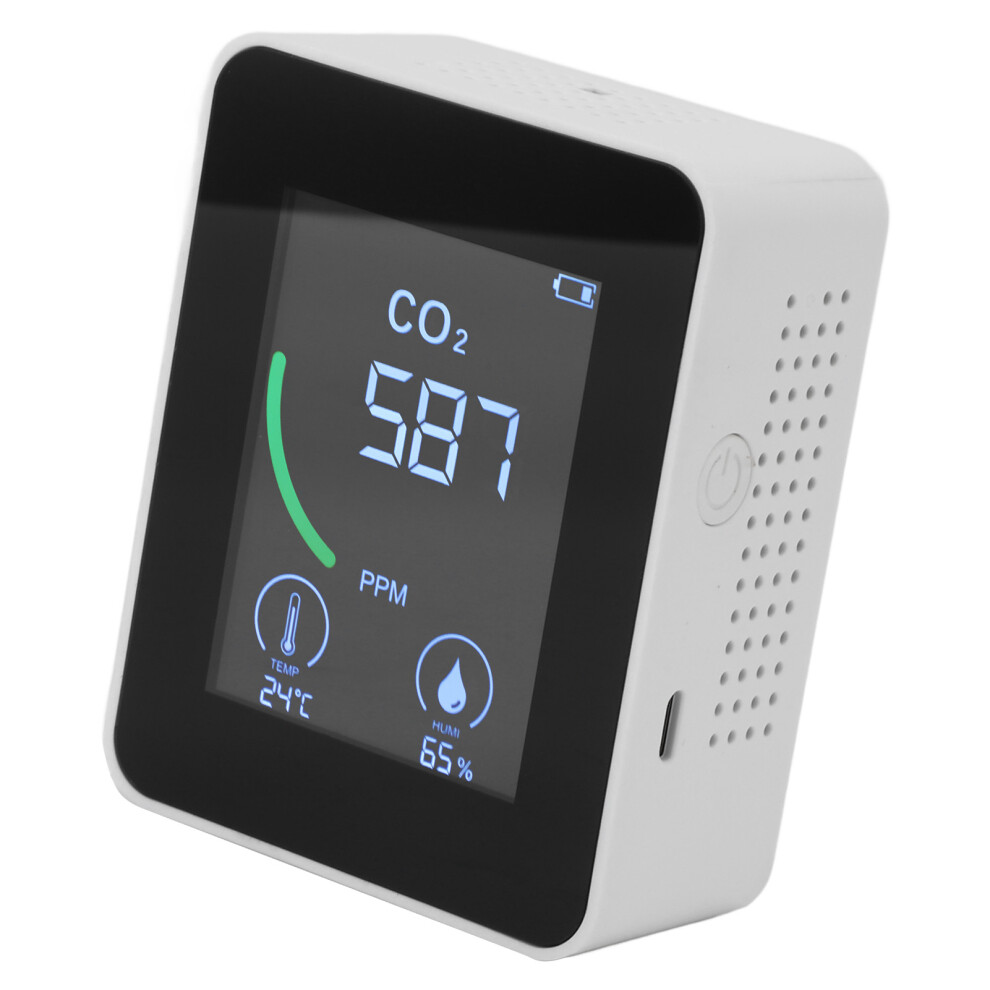 Infrared Ndir 3 In 1 Air Quality Monitor Co2 Temp & Humidity Tester For Home 3631331527873