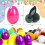 24pcs Easter Egg Fillers with Easter Bunny Rabbits for Kids Surprise Gifts 3