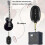 Wireless Guitar System, M7 Audio Digital Guitar Transmitter Receiver 5