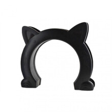 (Black) Cat Door Interior Corridor Tunnel Black/ White