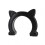 (Black) Cat Door Interior Corridor Tunnel Black/ White 1