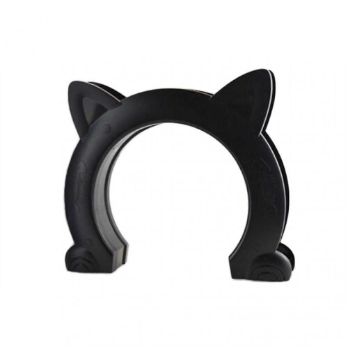 (Black) Cat Door Interior Corridor Tunnel Black/ White