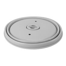 Dunkelgrauer Silikon-Mikrowellen-Deckel 20-26cm