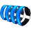 (Blue) Safety Reflective Wristbands 4 Pcs 2