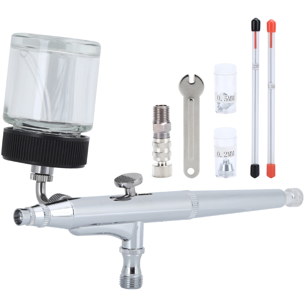 20Ml Painting Airbrush Doubleacting Gravity Spray 9121376063329