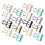 Hollow Dovetail Clip MultiColor Long Tail Binder 7