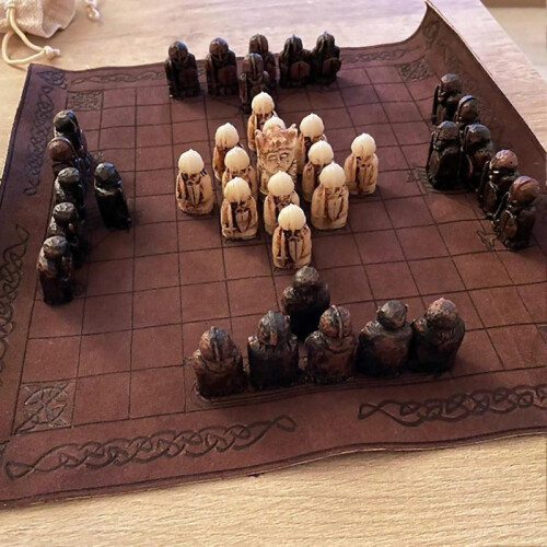 Chess Set Traditional Two-Player Strategy Board Game Entertainment Accessories for Brain Teaser Intelligence Training 2