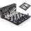 (25cm) Magnetic Chess Backgammon Checkers Set Road Foldable Board Game 4
