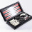 (25cm) Magnetic Chess Backgammon Checkers Set Road Foldable Board Game 1