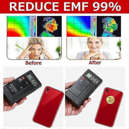 (10pcs) Anti Radiation Protector Stickers Mobile Phone Laptop 1