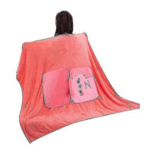 Pillow Quilt Dual Purpose Pillow Folding Air Conditioning Blanket Cartoon Office Car