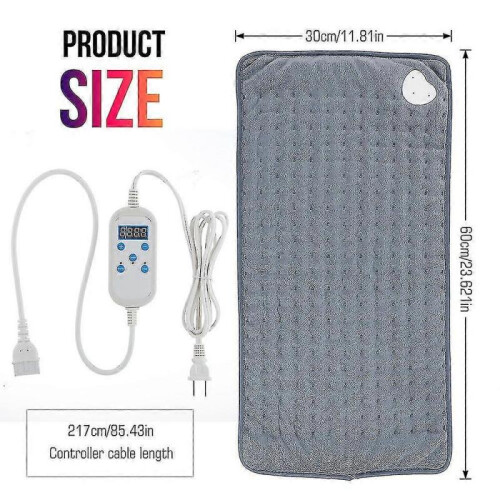 (40*76CM, coffee) Electric Heating Pad With 9 Heating Timed Physi Apy Blanket (european Regulations) 1