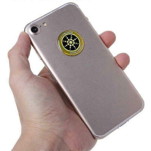 (5pcs, Gold) Quantum Shield Anti Radiation Sticker For Mobile Phone Emf Protection 1