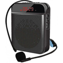 (Black) Portable Voice Amplifier, Blutooth Waistband Voice Amplifier