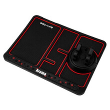 (Red) 360 Non-slip Phone Pad Mat For 4 In 1 Car Dashboard Iphone Gps Holder