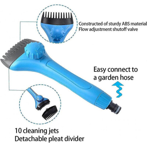 Pool Filter Clean Brush 25cm Handheld Jet Cleaner Pool Filter Cartridge Clean Brush Tool 2