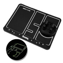 (Luminous) 360 Non-slip Phone Pad Mat For 4 In 1 Car Dashboard Iphone Gps Holder