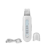 Blackhead Removal Skin Scrubber Ion Vibration Acne Exfoliating Peeling Spatula Use Beauty Devices