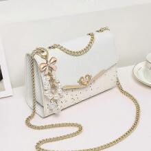2024 messenger bag genuine leather women's handbag summer chain bag single shoulder underarm small square bag