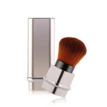 Nail Dust Brush Retractable Blush Brush Loose Powder Brush Cleaning Brush Nail Makeup Tool 3 Pack Silver