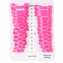 Nail Polish Protector Stencil, 26pcs/pack Uv Nail Art Lacquer Palisade Cuticle Guard Skin Barrier Protector