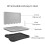 Durable Dog Training Toilet with Removable Wall Column - Black 5