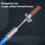Adjustable Propane Weed Burner Torch with Flame Control, 38.5cm Silver 6