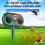 Easy Install Solar Powered Animal Repeller Ultrasonic & LED Lights 5