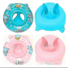 (Elephant, blue) Baby Swimming Float Ring For 3-36 Months, Baby Neck Float With Float Seat, Swim Pool Bathing Accessories