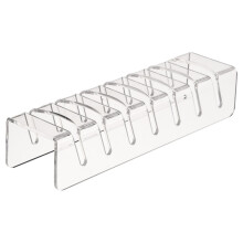 2 Stück Hut-Organizer 14 Hüte 29x7.6x5.5cm Schwarz/Transparent