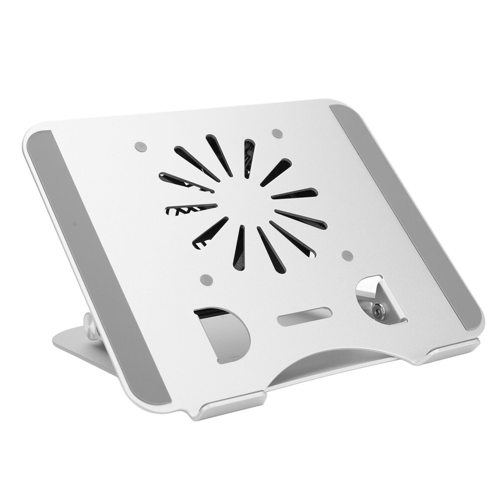 Portable Foldable 17In Laptop Stand With Usb Fan Aluminum Alloy 7891331542627