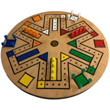 Wooden Fast Lane Board Game Interactive Toys School Home Wooden Board Game for Party,parents-child Play Toys