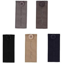 5pcs Waist Extender Adjustable Non Elastic Buttons Extenders Set