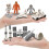Simulation Of Children's Early Education Astronaut Space Rocket Pilot Space Station Solid Model Static Desktop Ornaments 3