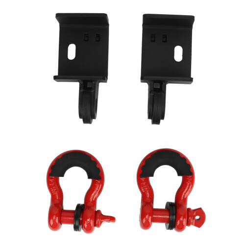 1 Pair Front Tow Hook Bracket with 3/4 Inch