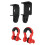1 Pair Front Tow Hook Bracket with 3/4 Inch 6