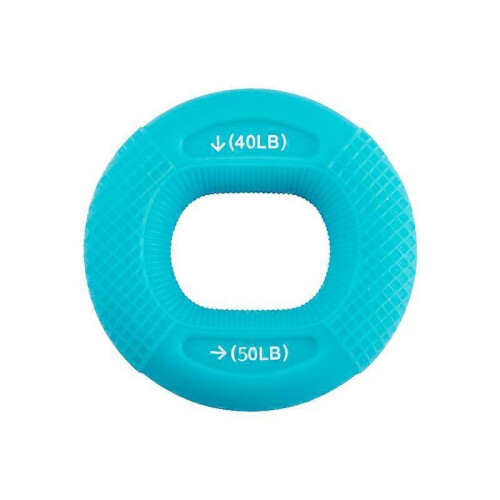 (Blue) Silicone Adjustable Hand Grip Finger Trainer Exercise Carpal Expander BUY 1 GET 2 1