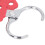 6PCS Interlock Lockout Hasp Sparkproof 38mm Jaw Inner Diameter Safety Tool 8