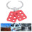 6PCS Interlock Lockout Hasp Sparkproof 38mm Jaw Inner Diameter Safety Tool 16