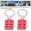 6PCS Interlock Lockout Hasp Sparkproof 38mm Jaw Inner Diameter Safety Tool 4