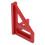 Règle 3D à angles multiples 112x85x79mm argenté 45/90 15